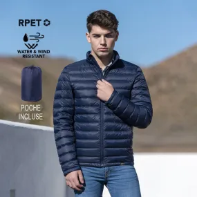 Doudoune en polyester recyclé marquage 1 couleur