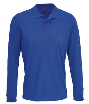 Polo manches longues - Homme - 03983 - bleu roi 