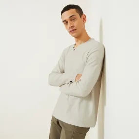 Pull col tunisien Ecru | Jules